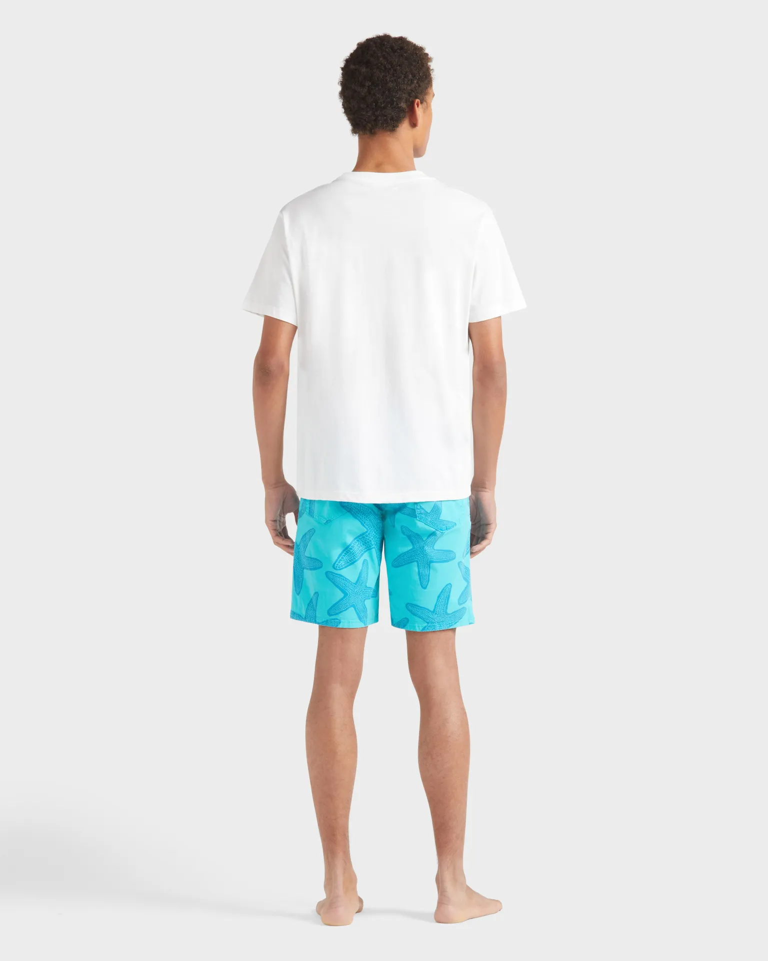 Vilebrequin - T-shirt Aus Baumwolle Mit Farblich Passender Schildkrötenstickerei Für Herren - T-shirt - Portisol - Weiss - Größe XL – Bild 4