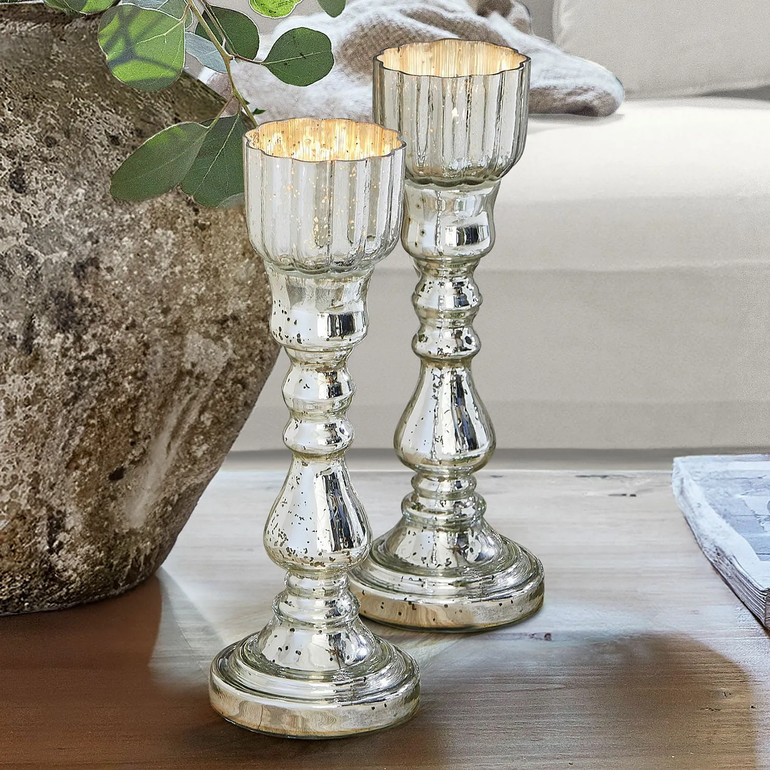 Kerzenständer 2er Set Velanor – Bild 4