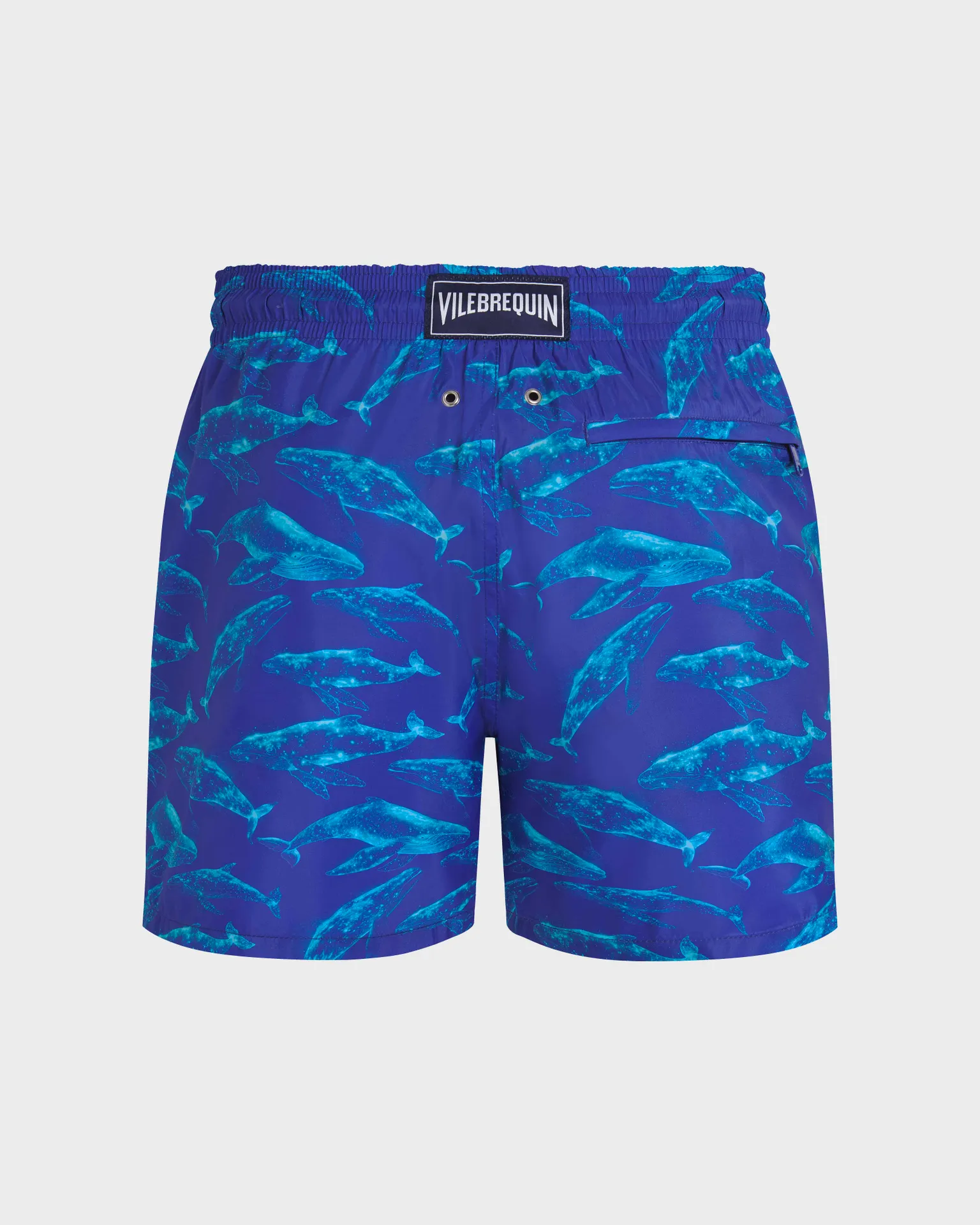 Vilebrequin - Ultraleichte Und Verstaubare Sparkling Whales Badeshorts Für Herren - Bademode - Mahina - Blau - Größe XXL – Bild 2