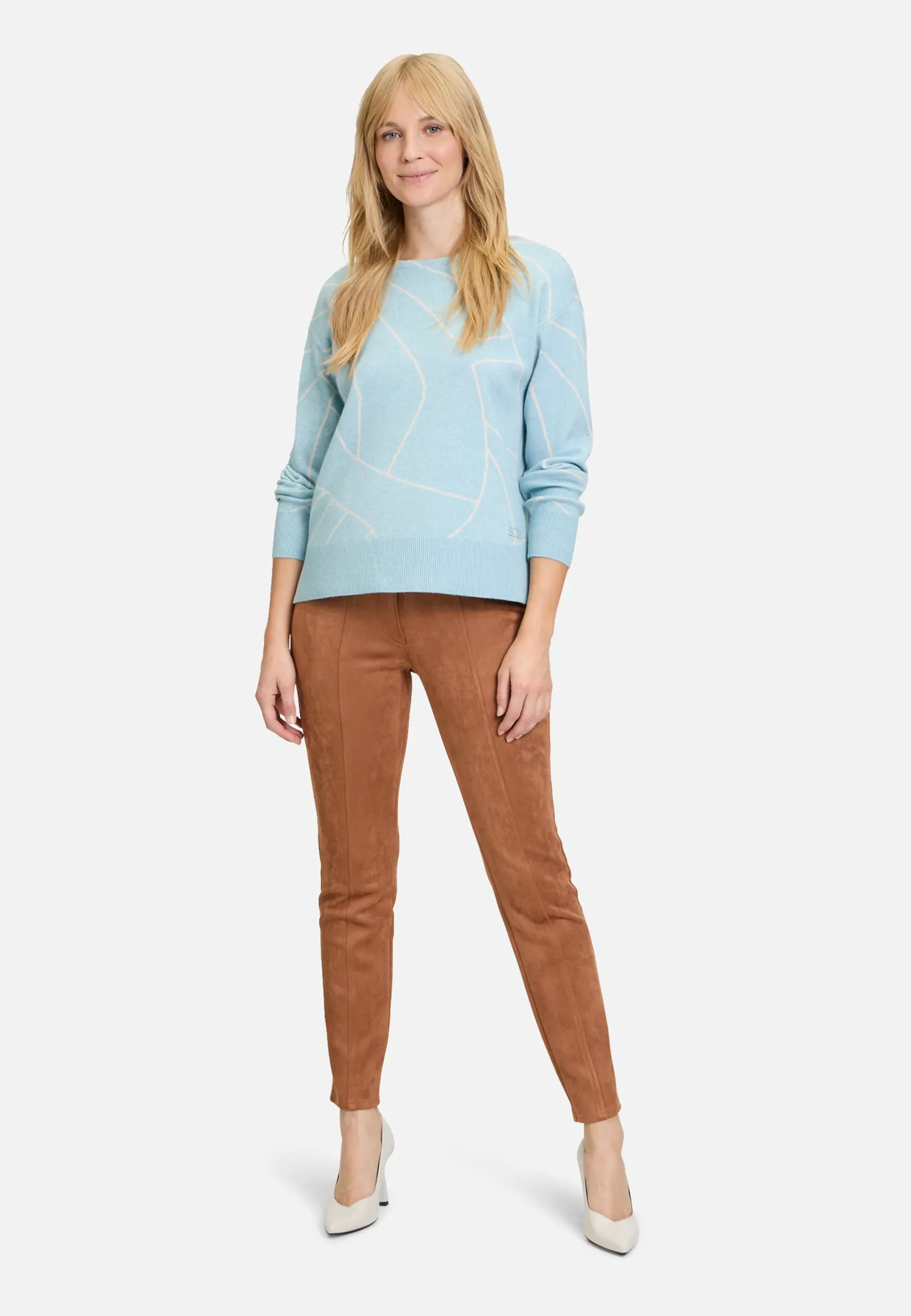 Strickpullover mit Jacquard – Bild 2