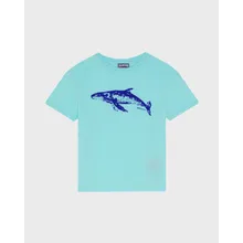 Vilebrequin - Whale T-shirt Aus Bio-baumwolle Für Jungen - T-shirt - Gabin - Blau - Größe 4 Vilebrequin - Whale T-shirt Aus Bio-baumwolle Für Jungen - T-shirt - Gabin - Blau - Größe 4