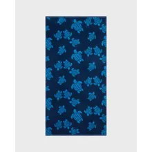 Vilebrequin - Ronde Des Tortues Jacquard Strandtuch Aus Bio-baumwolle Für Herren - Strandtuch - Sand - Blau - Größe OSFA Vilebrequin - Ronde Des Tortues Jacquard Strandtuch Aus Bio-baumwolle Für Herren - Strandtuch - Sand - Blau - Größe OSFA