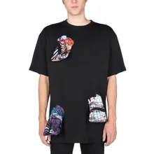 Raf Simons - Graphic Print Crew Neck T-Shirt - Größe XS - schwarz Raf Simons - Graphic Print Crew Neck T-Shirt - Größe XS - schwarz
