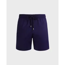 Vilebrequin - Ultraleichte Und Verstaubare Solid Badeshorts Für Herren - Bademode - Mahina - Blau - Größe S Vilebrequin - Ultraleichte Und Verstaubare Solid Badeshorts Für Herren - Bademode - Mahina - Blau - Größe S