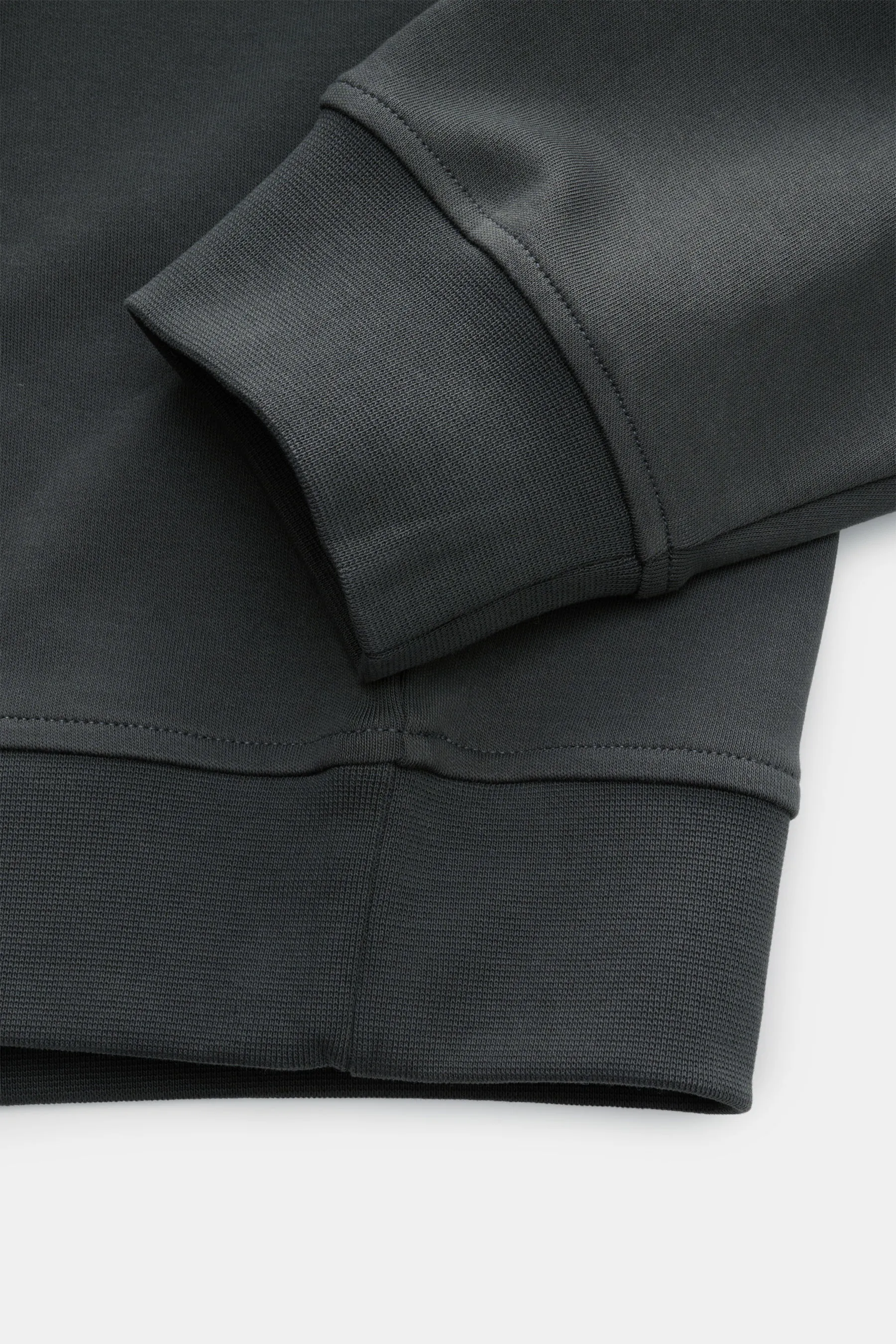 Moose Knuckles - Herren - Rundhals-Sweatshirt 'Dalon Crew' dunkelgrau – Bild 3