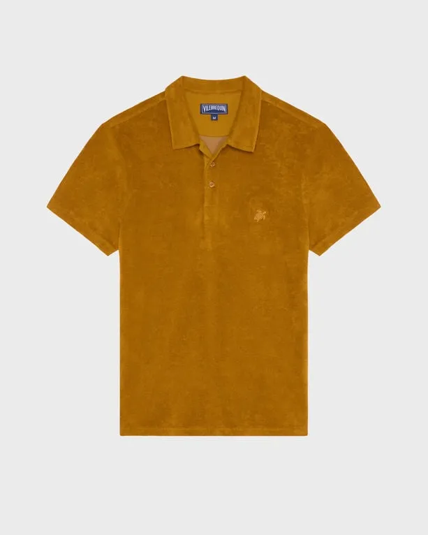 Vilebrequin - Solid Frottee-polohemd Für Herren - Polohemd - Phoenix - Marone - Größe L Vilebrequin - Solid Frottee-polohemd Für Herren - Polohemd - Phoenix - Marone - Größe L