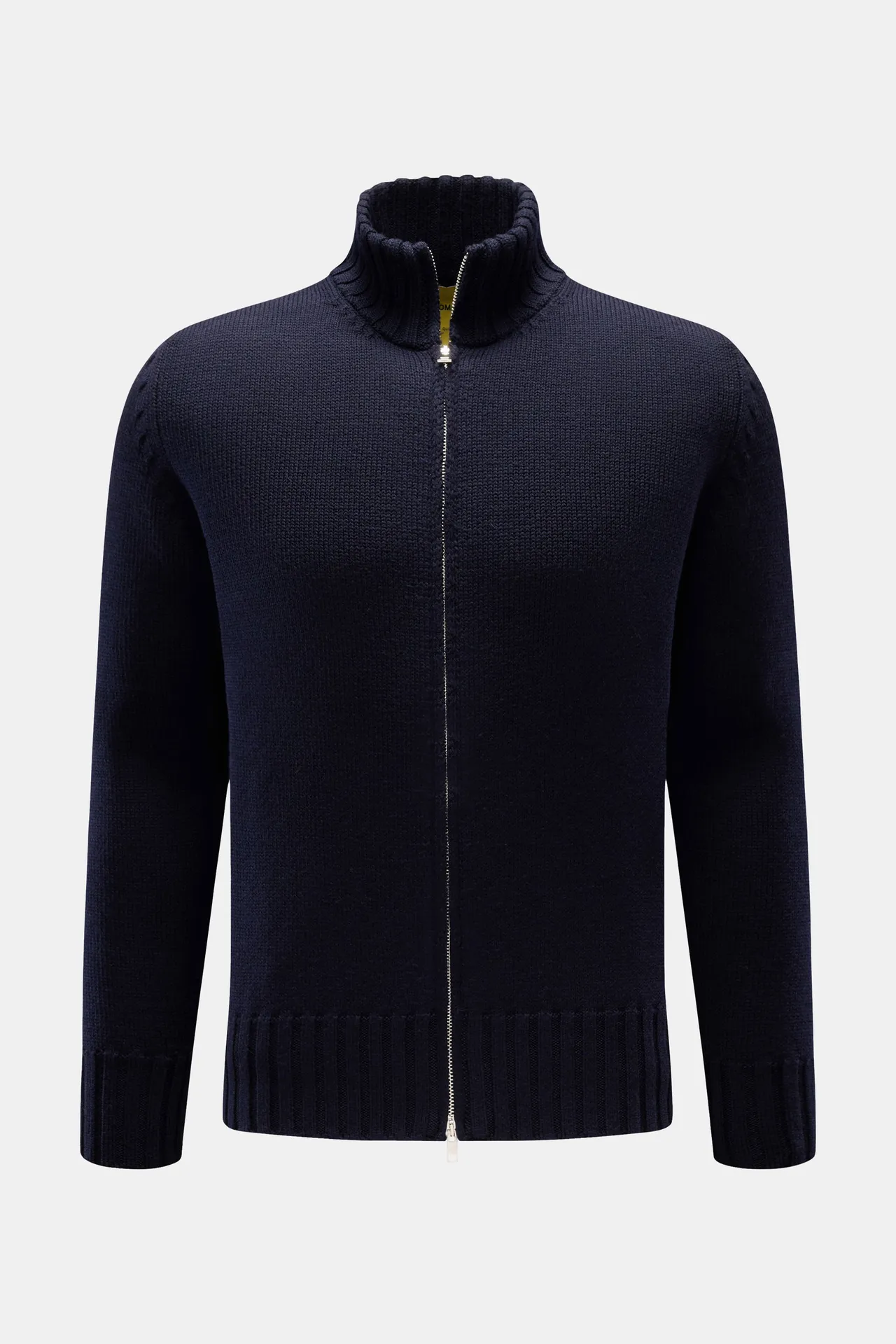B.F. Knitwear - Herren - Merino Strickjacke navy B.F. Knitwear - Herren - Merino Strickjacke navy