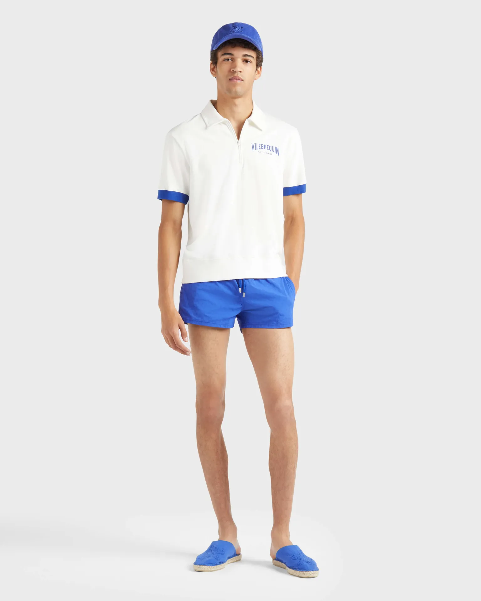 Vilebrequin - Kurze Jacquard Turtles Badeshorts Für Herren - Bademode - Manta - Blau - Größe S – Bild 5