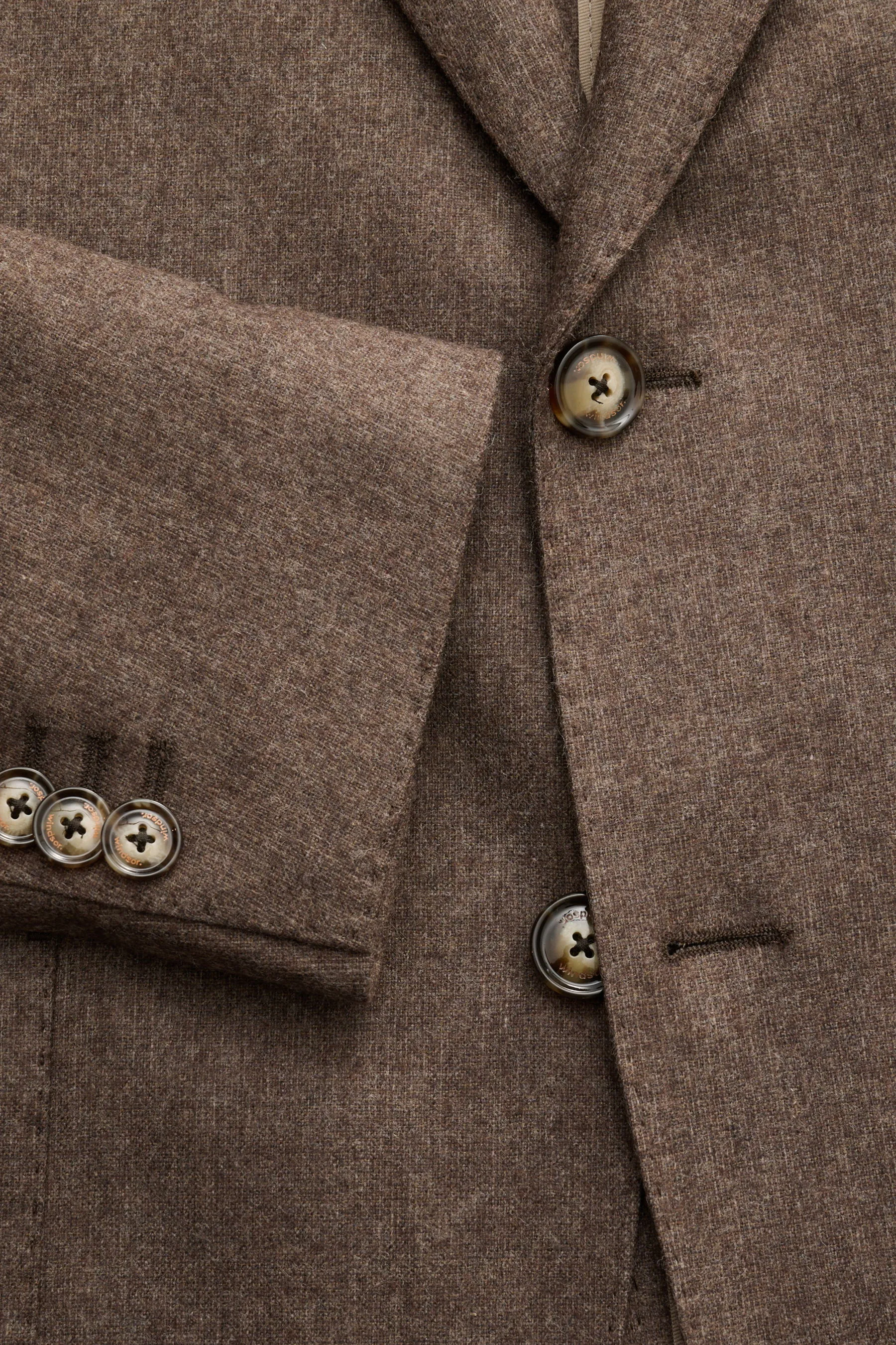 Windsor - Herren - Sakko 'Giorno' graubraun meliert – Bild 3
