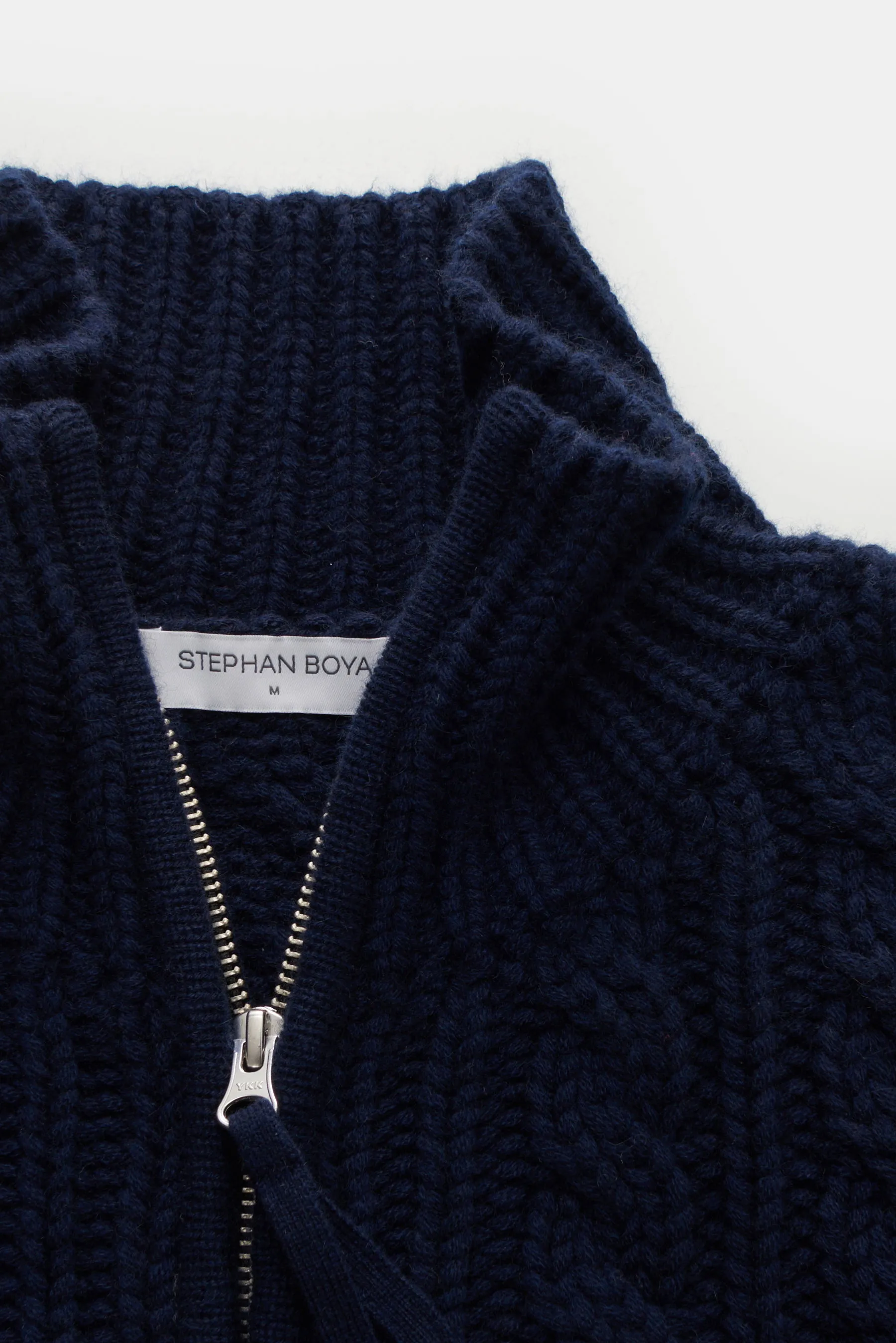 Stephan Boya - Herren - Cashmere Strickjacke 'Blake' navy – Bild 2