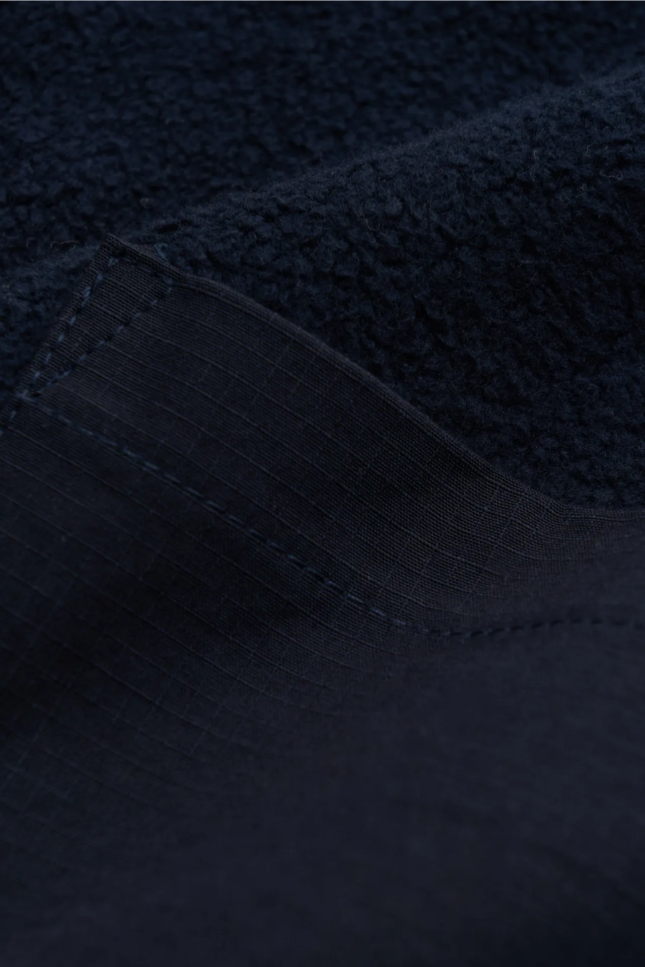 04651/ A trip in a bag - Herren - Fleece-Hemd 'Oyster' navy – Bild 6