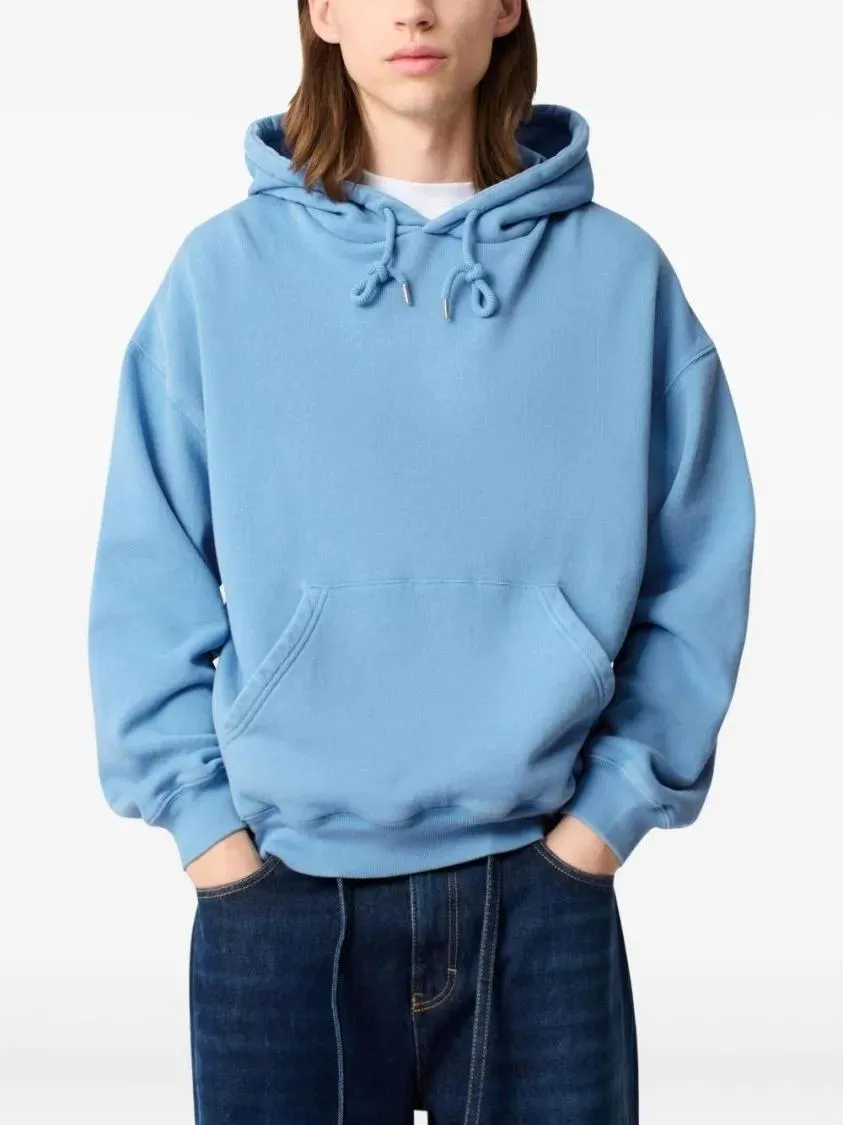 Axel Arigato - Cornflower Blue Hoodie With Drop Shoulder - Größe XL - blau – Bild 4