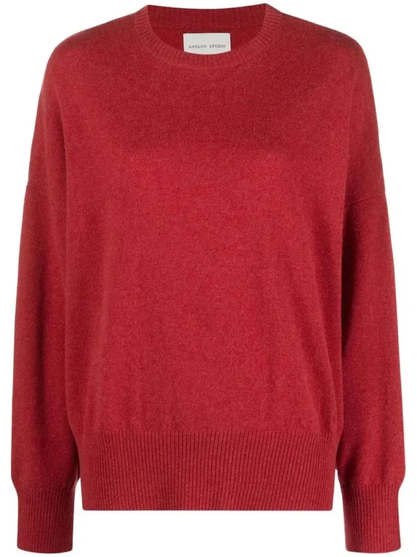 Loulou Studio - Anaa Cashmere Jumper - Größe L - rot Loulou Studio - Anaa Cashmere Jumper - Größe L - rot