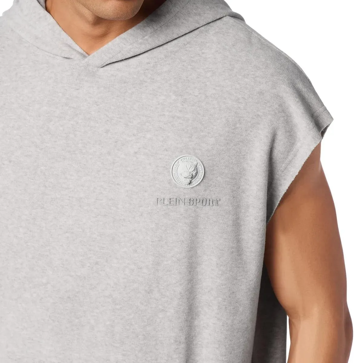 Plein Sport - Jogging-Weste - Größe XS - grau – Bild 3