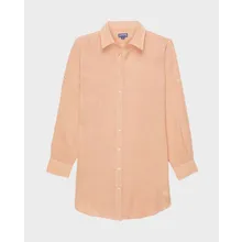 Vilebrequin - Solid Hemdkleid Aus Leinen Für Damen - Kleid Im Hemd-stil - Fragance - Rosa - Größe M Vilebrequin - Solid Hemdkleid Aus Leinen Für Damen - Kleid Im Hemd-stil - Fragance - Rosa - Größe M