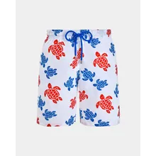 Vilebrequin - Lange Tortues Multicolores Badeshorts Für Herren - Bademode - Okoa - Weiss - Größe S Vilebrequin - Lange Tortues Multicolores Badeshorts Für Herren - Bademode - Okoa - Weiss - Größe S