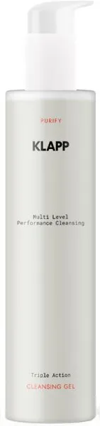 Klapp Cosmetics Triple Action Cleansing Gel 200 ml Klapp Cosmetics Triple Action Cleansing Gel 200 ml