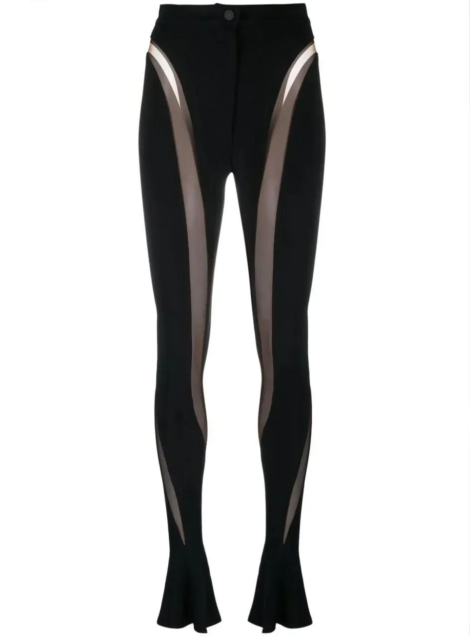 Mugler - Trousers Black - Größe 40 - schwarz Mugler - Trousers Black - Größe 40 - schwarz