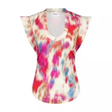 Isabel Marant - Top Zilen mit abtraktem Muster - Größe L - multi Isabel Marant - Top Zilen mit abtraktem Muster - Größe L - multi