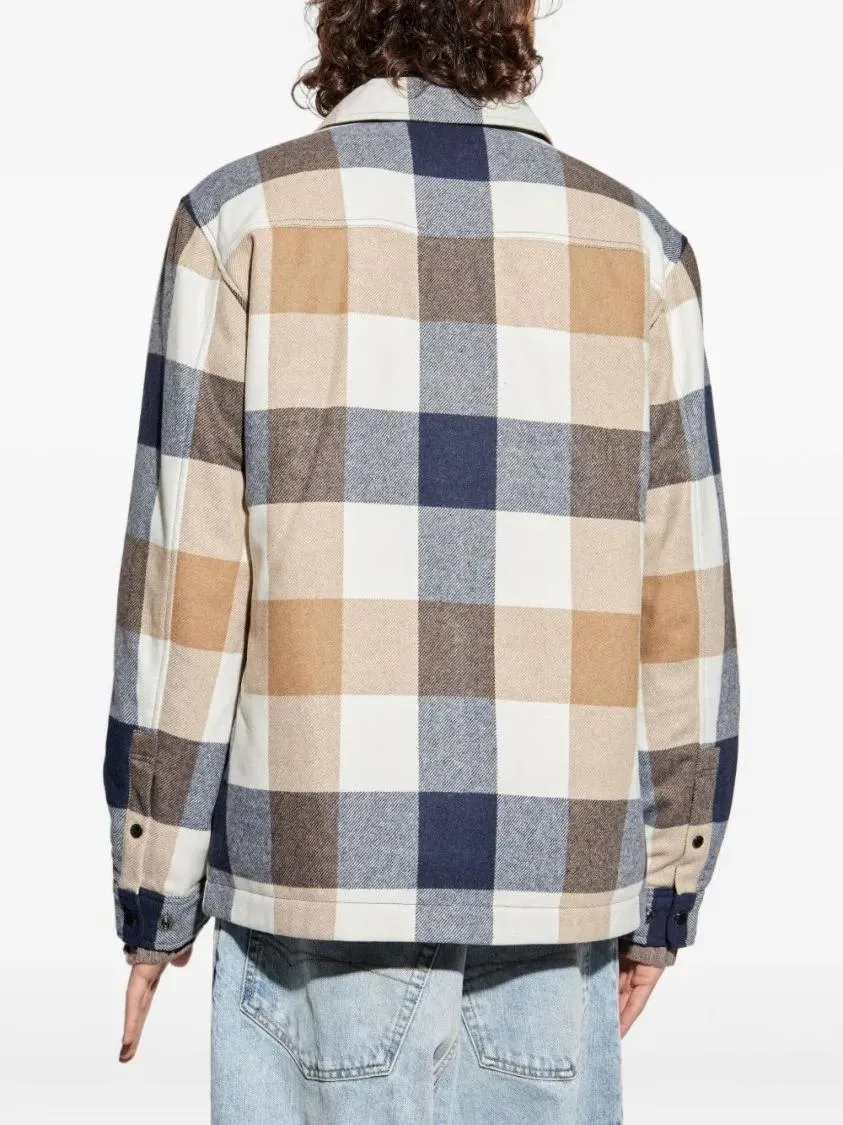 Woolrich - Checked Shirt Jacket - Größe L - beige – Bild 3