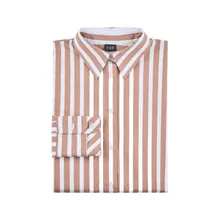 Fay - Classic Striped Long-Sleeve Shirt With Wing Collar - Größe L - pink Fay - Classic Striped Long-Sleeve Shirt With Wing Collar - Größe L - pink