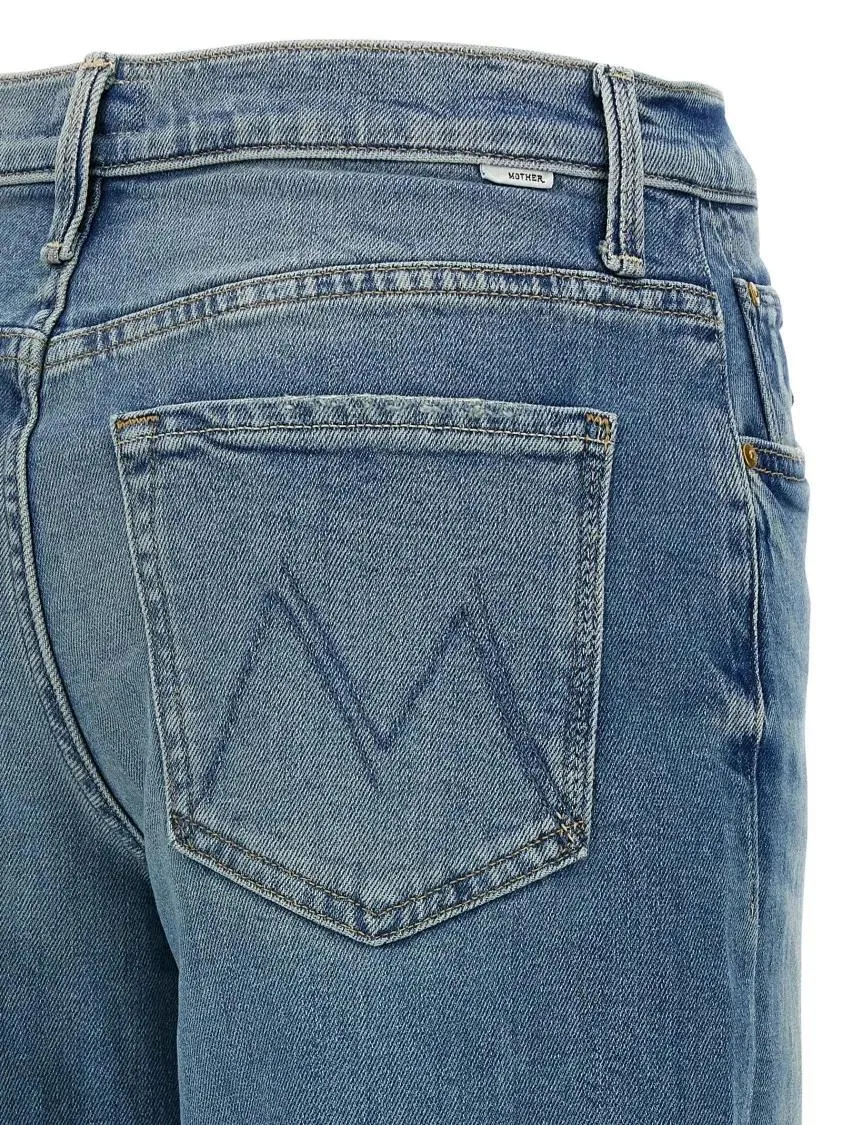 Mother - 'The Spinner Zip Sneak' Jeans - Größe 24 - blau – Bild 2