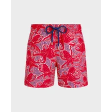 Vilebrequin - Hypnoctopus Badeshorts Für Herren - Bademode - Moorea - Rot - Größe XL Vilebrequin - Hypnoctopus Badeshorts Für Herren - Bademode - Moorea - Rot - Größe XL