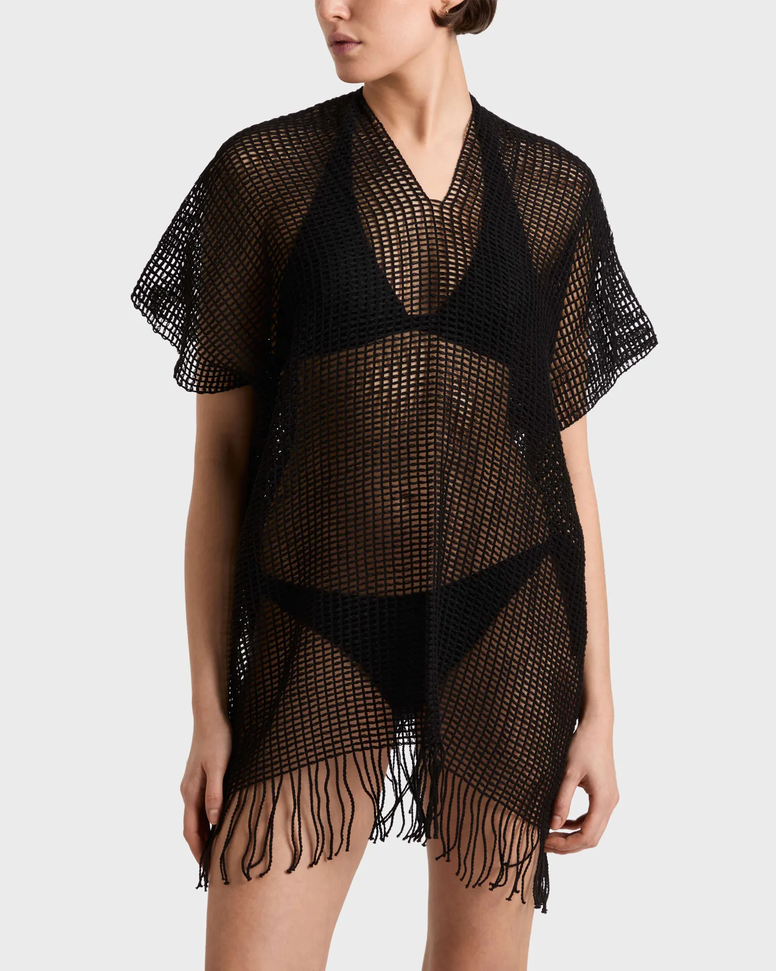 Vilebrequin - Damen Netz-tunika - Tunika - Fulvia - Schwarz - Größe XS/S – Bild 3