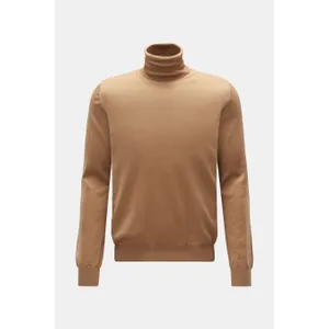 von Braun - Herren - Merino Feinstrick-Rollkragenpullover beige von Braun - Herren - Merino Feinstrick-Rollkragenpullover beige