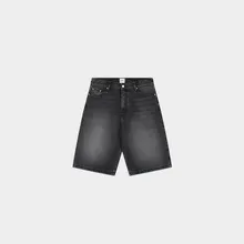 Round Pocket Denim Short - Fade Black Round Pocket Denim Short - Fade Black
