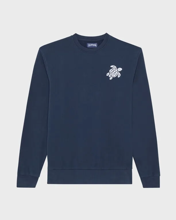 Vilebrequin - Baumwoll-sweatshirt Mit Rundhalsausschnitt Und Aufgestickter Vilebrequin - Baumwoll-sweatshirt Mit Rundhalsausschnitt Und Aufgestickter