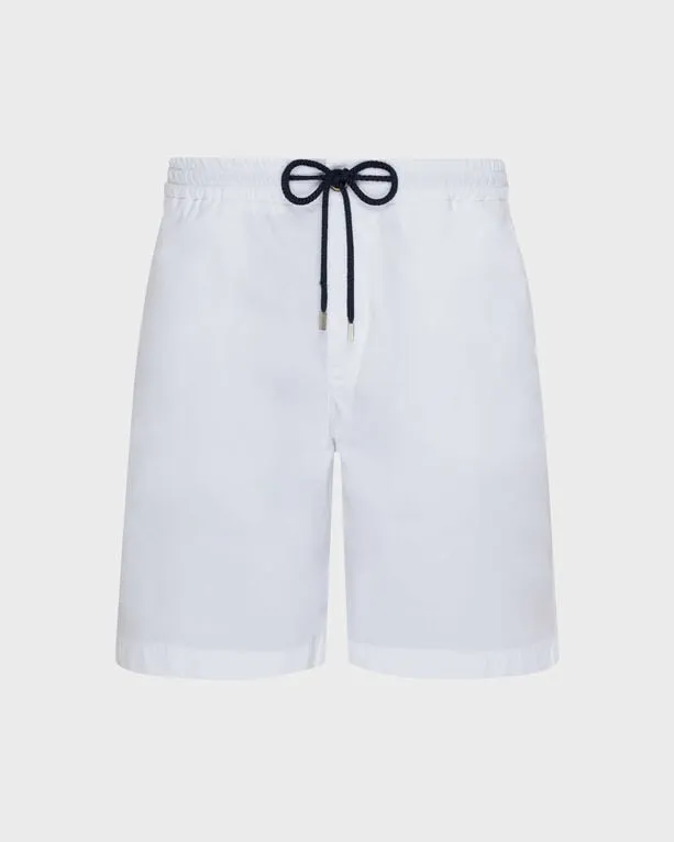 Vilebrequin - Jogging-bermudas Aus Gabardine Für Herren - Bermuda - Levant - Weiss - Größe 40 Vilebrequin - Jogging-bermudas Aus Gabardine Für Herren - Bermuda - Levant - Weiss - Größe 40
