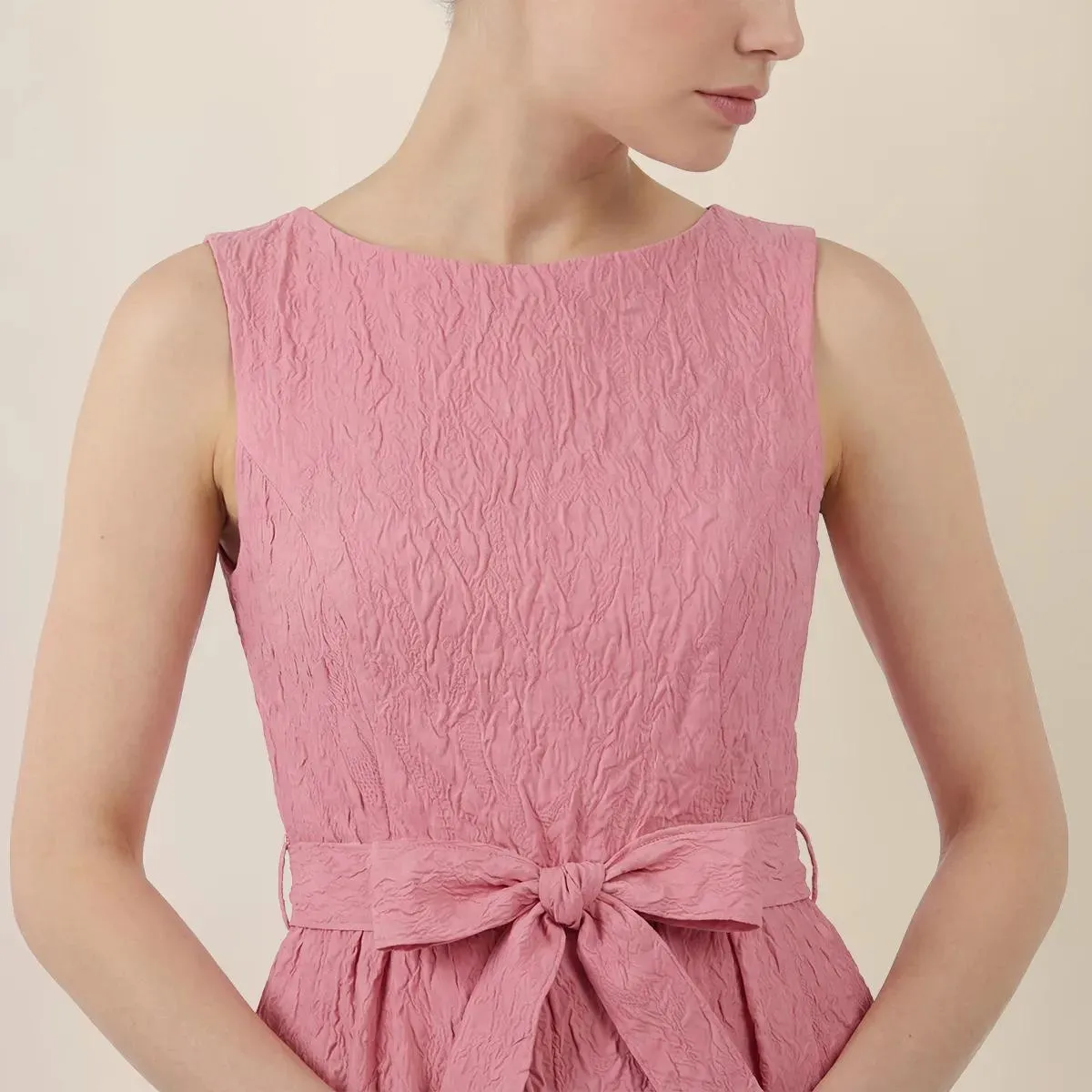 Apart - Kurzes Jacquardkleid - Größe 36 - rosa – Bild 3