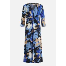 Midikleid mit Raffung