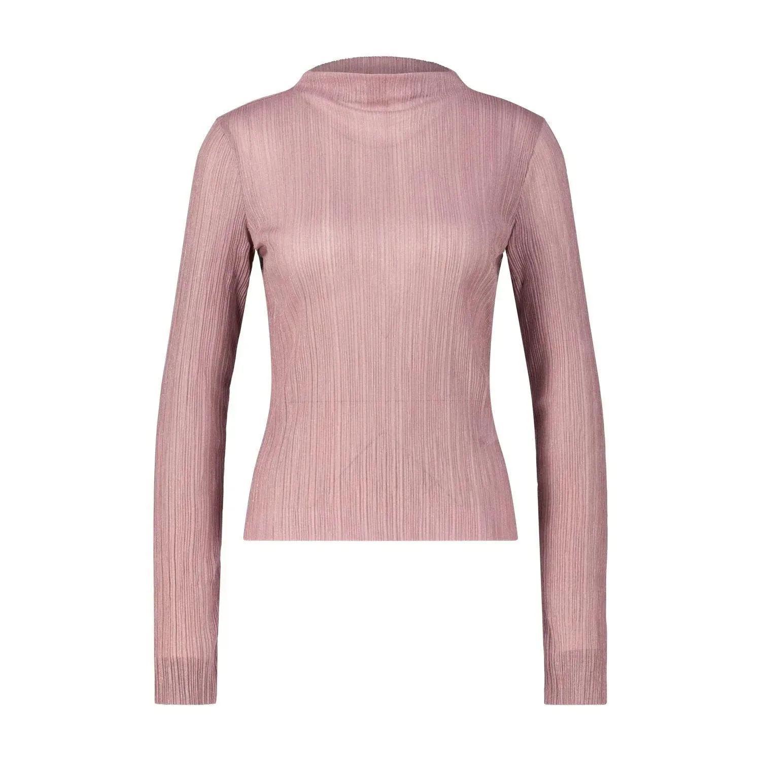 Hugo - Glänzendes Plissee-Shirt Dazriel - Größe XL - rosa Hugo - Glänzendes Plissee-Shirt Dazriel - Größe XL - rosa