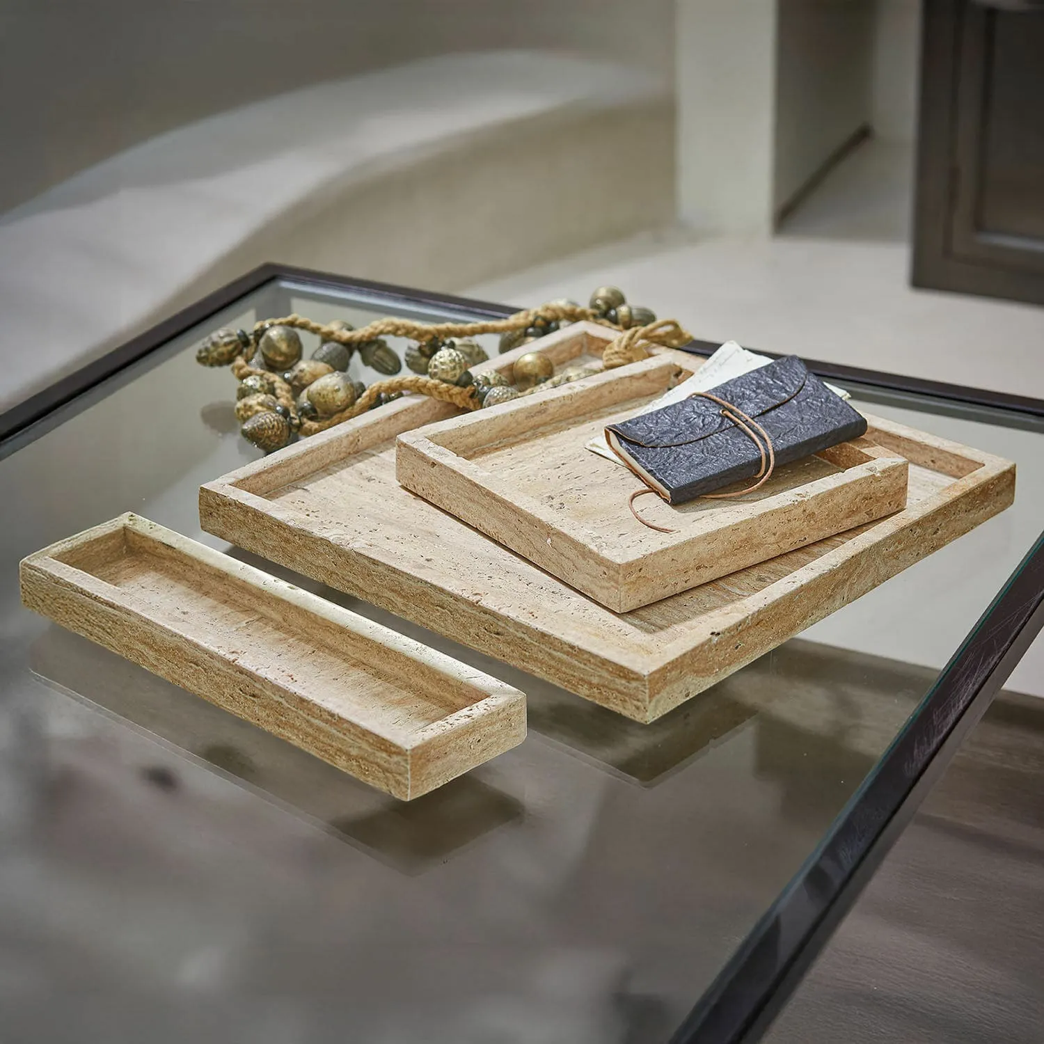 Tablett 3er Set Tavone – Bild 2