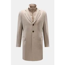Fay - Herren - Mantel %27Double Coat%27 mit Weste beige Fay - Herren - Mantel %27Double Coat%27 mit Weste beige