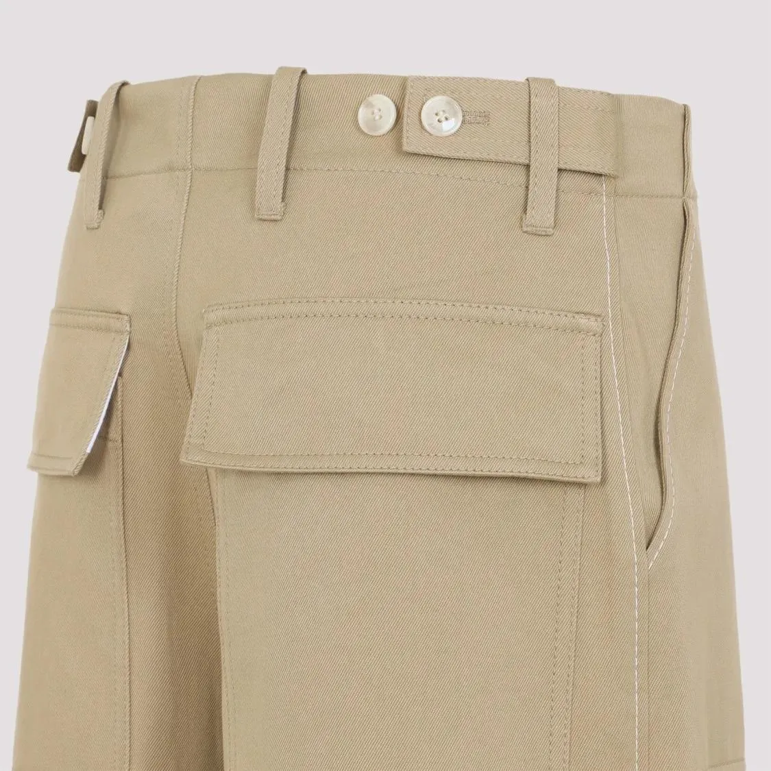 Marni - Wide-Leg Trousers With High Waist - Größe 42 - beige – Bild 2