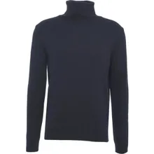 Dondup - Wool blend turtleneck sweater - Größe 54 - blau Dondup - Wool blend turtleneck sweater - Größe 54 - blau