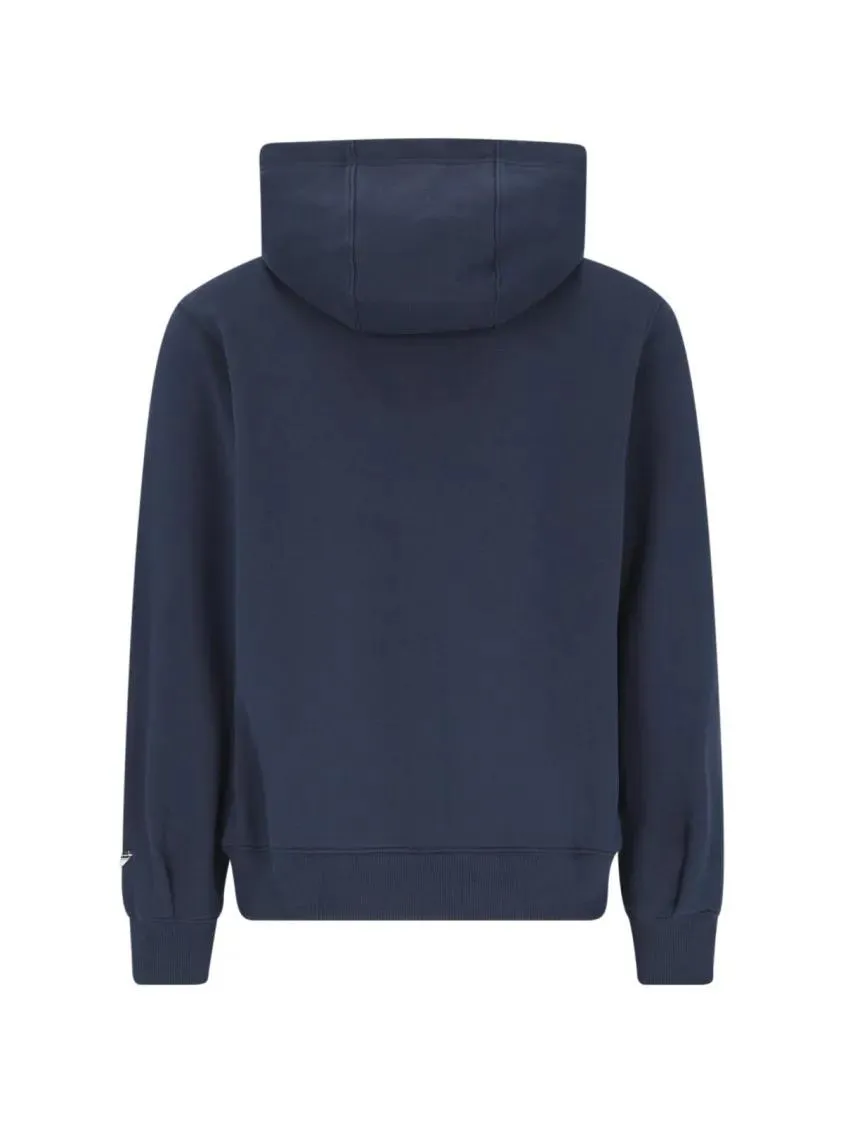 Ader Error - Cotton Blue Hoodie - Größe S - blau – Bild 4