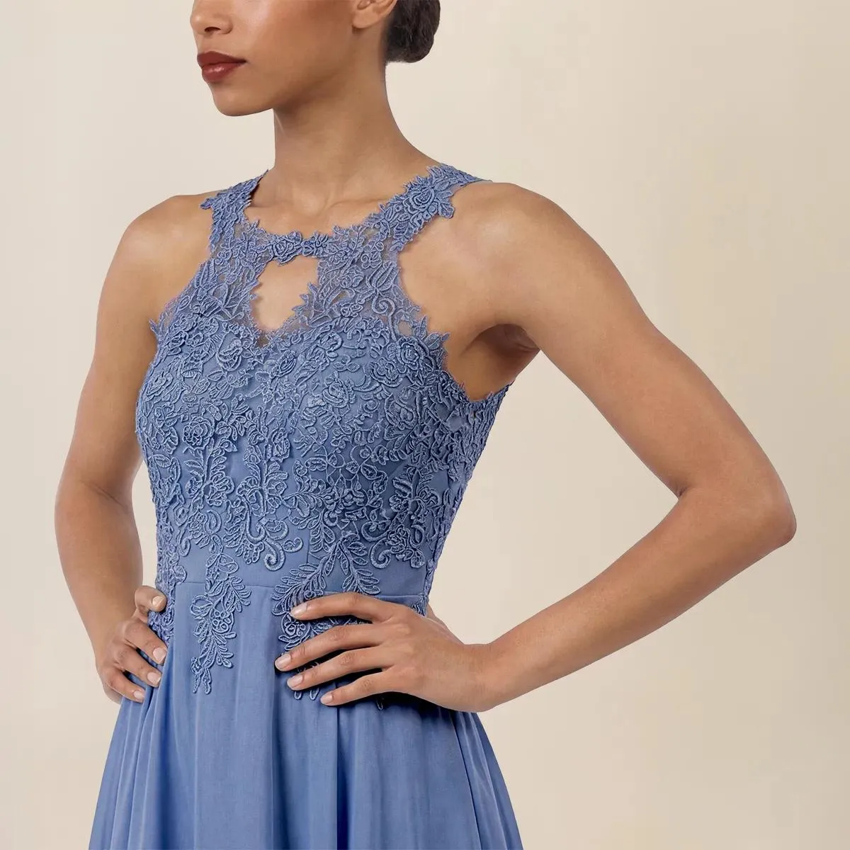 Apart - Cocktailkleid - Größe 44 - blau – Bild 3