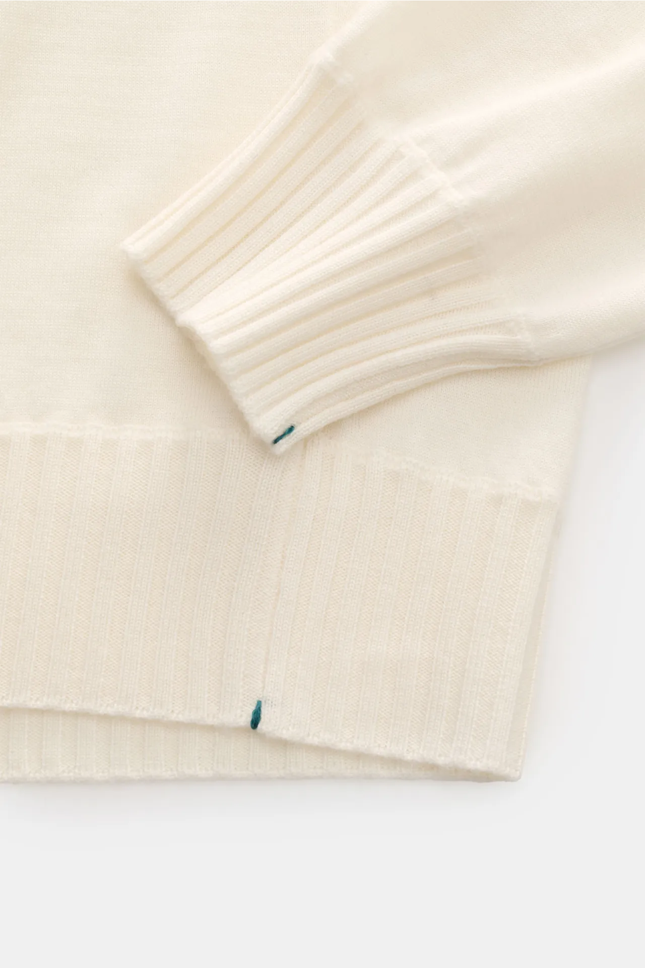 Fioroni - Herren - Cashmere Rundhalspullover creme – Bild 3