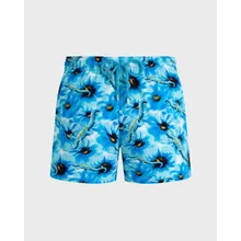 Vilebrequin - Kurze Poppies And Geckos Stretch-badeshorts Für Herren - Bademode - Monrise - Blau - Größe M Vilebrequin - Kurze Poppies And Geckos Stretch-badeshorts Für Herren - Bademode - Monrise - Blau - Größe M