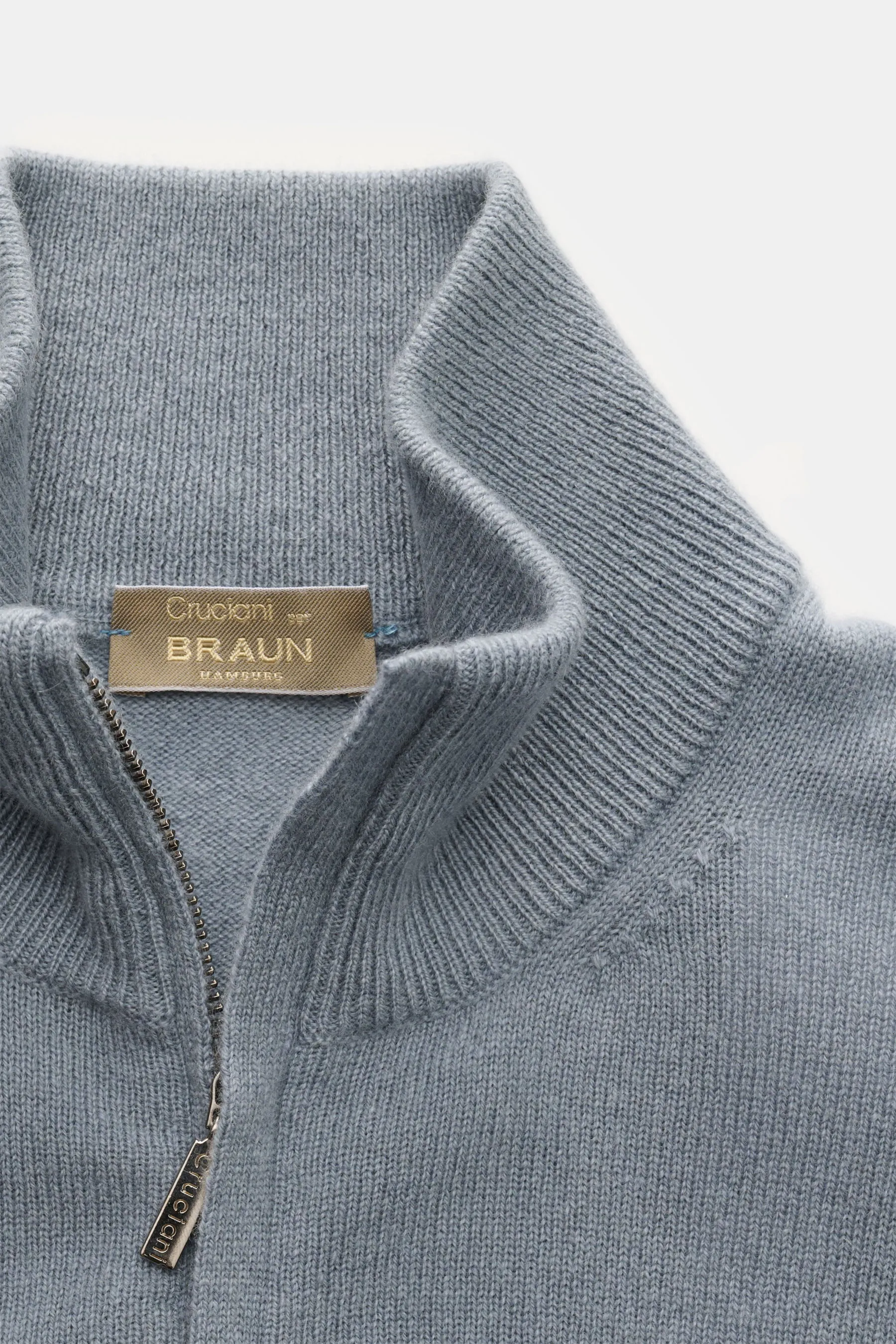 Cruciani - Herren - Cashmere Troyer rauchblau – Bild 2