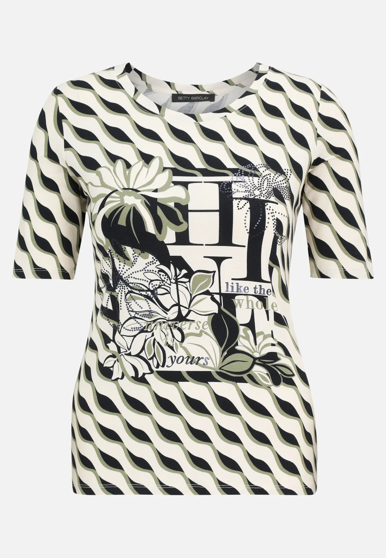 Basic Shirt mit Print – Bild 3