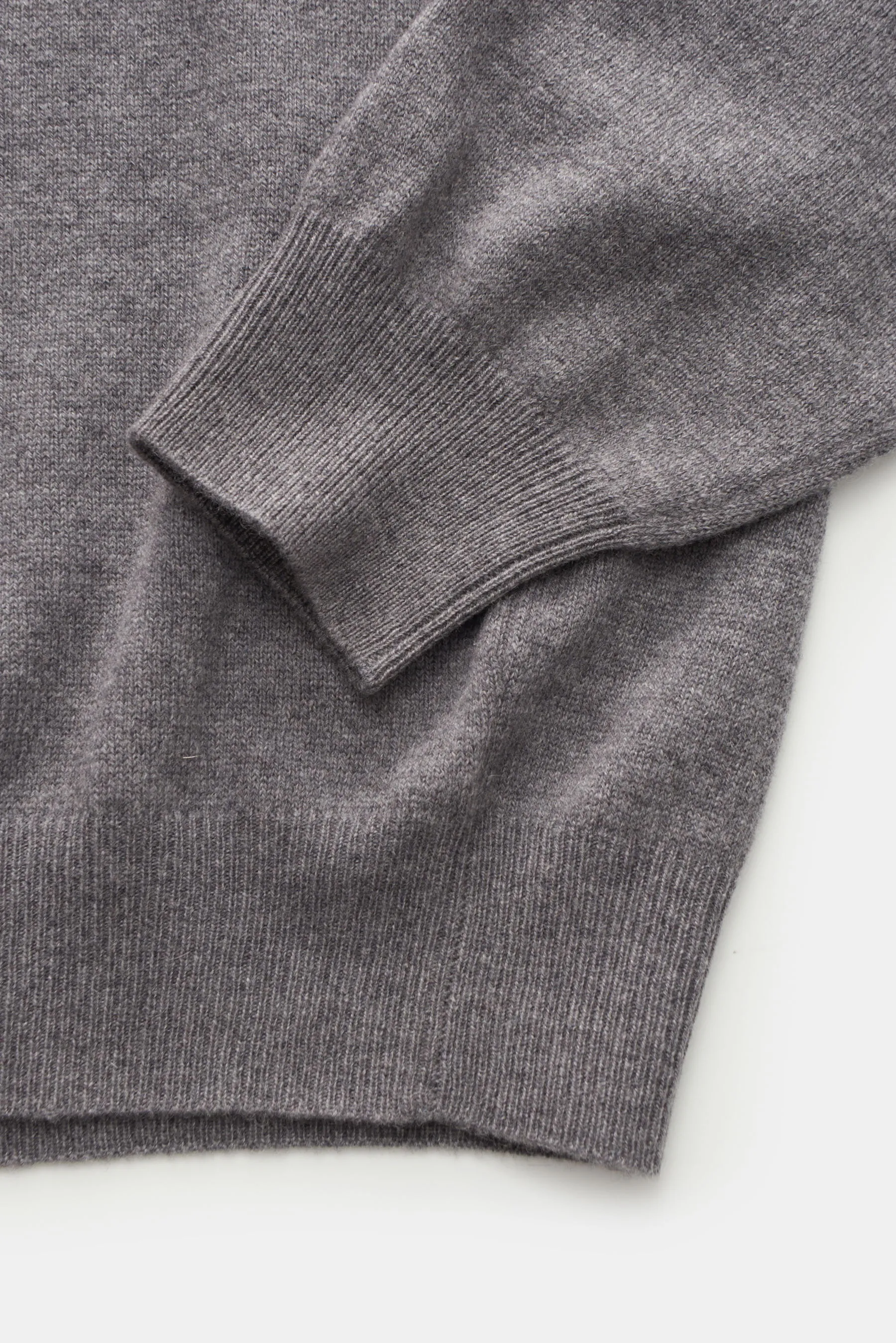 BRAUN Hamburg Essentials - Herren - Cashmere Rundhalspullover grau – Bild 3