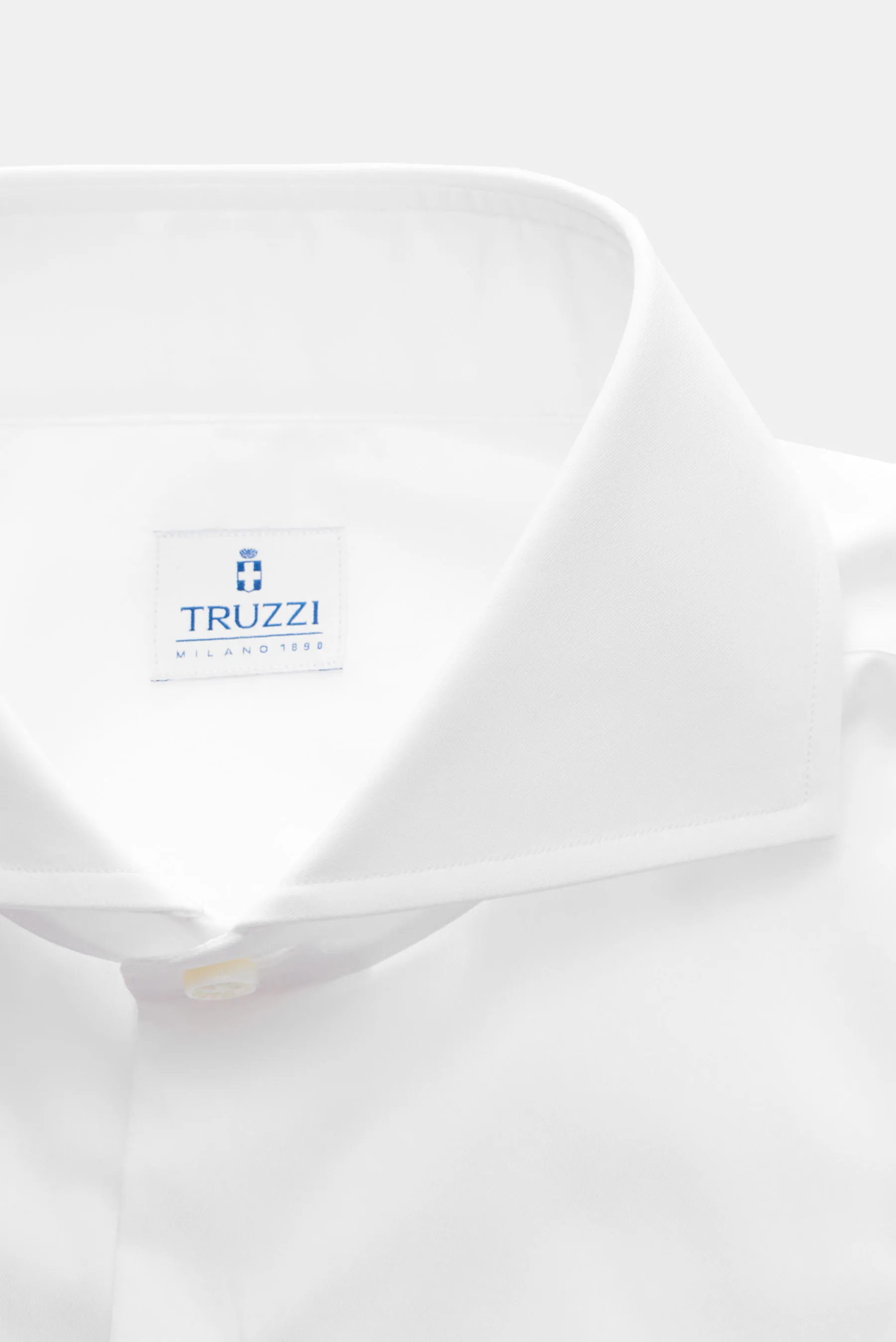 Truzzi - Herren - Business Hemd Haifisch-Kragen 'Napoli Busto' weiß – Bild 2