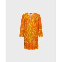 Vilebrequin - Madrague Kaftan Aus Baumwolle Und Seide Für Damen - Kaftan - Lucille - Orange - Größe XS Vilebrequin - Madrague Kaftan Aus Baumwolle Und Seide Für Damen - Kaftan - Lucille - Orange - Größe XS