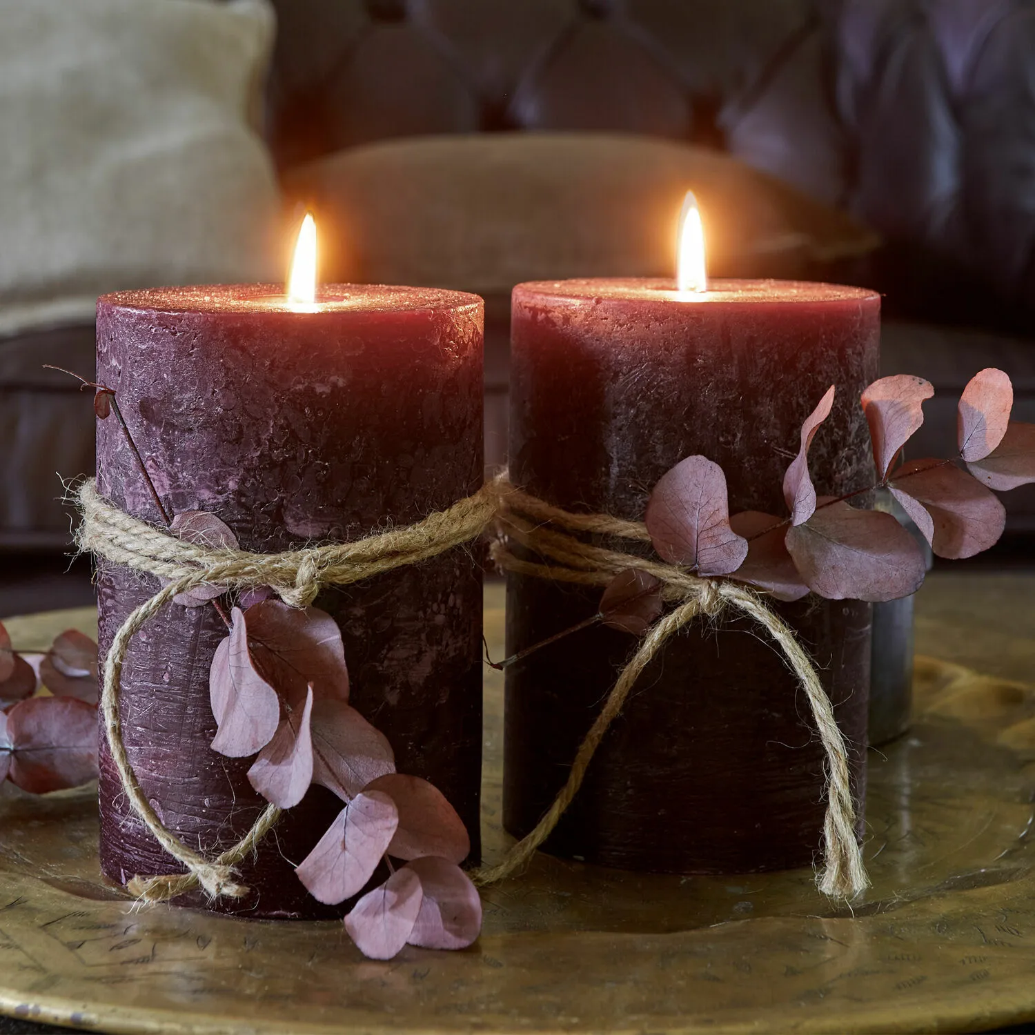 Kerze 2er Set Oviedo – Bild 2