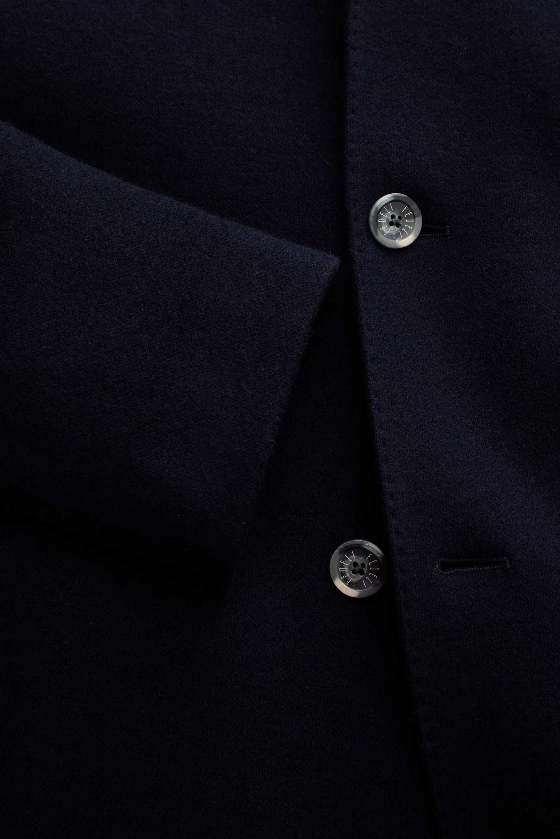 Fedeli - Herren - Cashmere Mantel navy – Bild 4